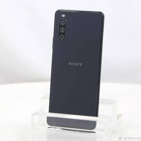 〔中古〕SONY(ソニー) Xperia 10 III 128GB ブラック SOG04 auロック解除SIMフリー〔349-ud〕