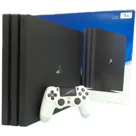 【SIE】ソニー『PlayStation4(プレイステーション4) Pro 1TB ジェットブラック』CUH-7000BB01 ゲーム機本体 1週間保証【中古】