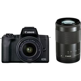 【ポイント10倍】 CANON デジタル一眼カメラ EOS Kiss M2 ダブルズームキット [ブラック] [タイプ：カナル型 装着方式：完全ワイヤレス(左右分離型) 構造：密閉型(クローズド) 再生周波数帯域：20Hz〜20kHz] 【P10倍】