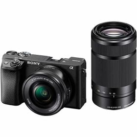SONY(ソニー) APS-C ミラーレス一眼カメラ α6400 ダブルズームレンズキット(同梱レンズ:SELP1650+SEL55210) ブラック ILCE-6400Y B