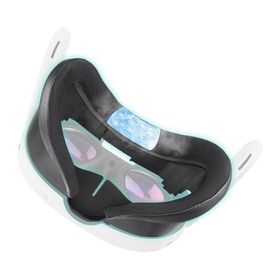 SOULWIT 冷感 フェイスカバー for Meta Quest 3 VRヘッドセット 用 フェイシャルインターフェー