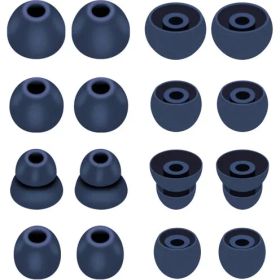 16ピース ネイビー イヤーチップ イヤーバッド イヤージェル Beat s by dr dre Powerbeats Pro JNSA イヤーチップ イヤージェル Powerbeats Pro/Beat s X SML ダブルフランジに対応 ネイビー