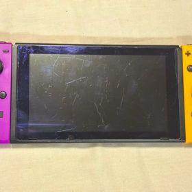 Nintendo Switch オレンジ/紫 本体+SDカード+本体ケース付き