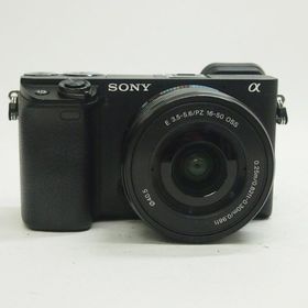 ソニー(SONY)の【中古】(ソニー) SONY α6400(ILCE-6400)+E PZ16-50/3.5-5.6 ブラック(コンパクトデジタルカメラ)