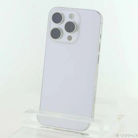 〔中古品〕 iPhone15 Pro 256GB ホワイトチタニウム MTUD3J／A SIMフリー【344】