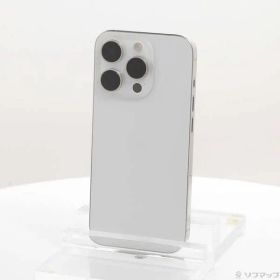 〔中古品〕 iPhone15 Pro 256GB ホワイトチタニウム MTUD3J／A SIMフリー【352】