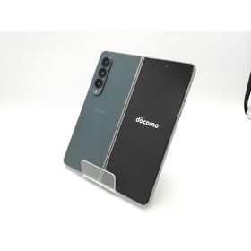 【中古】SAMSUNG docomo 【SIMフリー】 Galaxy Z Fold4 12GB 256GB SC-55C グレイグリーン【立川フロム中武】保証期間１ヶ月【ランクA】