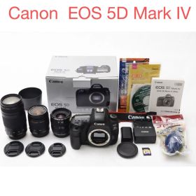 一眼レフカメラ/Canon EOS 5D Mark IVトリプルレンズセット