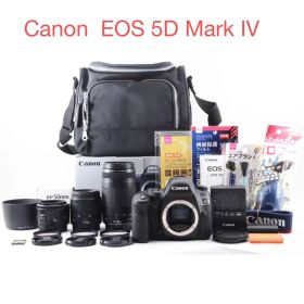 保証付/一眼レフカメラCanon EOS 5D Mark IVリプルレンズセット