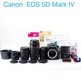 canon eos 5d mark iv標準&望遠&単焦点レンズセット