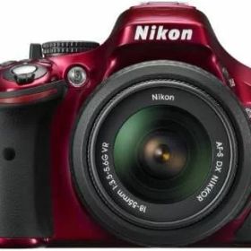 【中古】【アウトレット品】Nikon デジタル一眼レフカメラ D5200 レンズキット AF-S DX NIKKOR 18-55mm f/3.5-5.6G VR付属 レッド D5200LKRD当店保証30日間 人気モデル 高画質 売れ筋