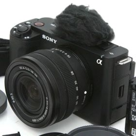 【中古】【美品】ソニー VLOGCAM ZV-E1L ズームレンズキット [ブラック]（センサー清掃済み） CA01-R3676-2P2A SONY ソニー α Eマウント ミラーレス フルサイズ 手ブレ補正 4K対応