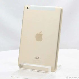 【中古】Apple(アップル) iPad mini 3 64GB ゴールド MGYN2J／A SoftBank 【258-ud】