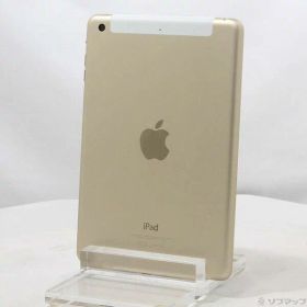 【中古】Apple(アップル) iPad mini 3 16GB ゴールド MGYR2J／A docomo 【348-ud】