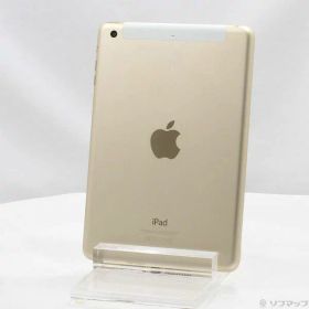 【中古】Apple(アップル) iPad mini 3 16GB ゴールド MGYR2J／A au 【348-ud】