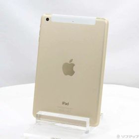 【中古】Apple(アップル) iPad mini 3 128GB ゴールド MGYU2J／A docomo 【276-ud】