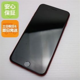 アイフォーン(iPhone)の超美品 SIMフリー iPhone8 PLUS 64GB レッド 白ロム M999(スマートフォン本体)