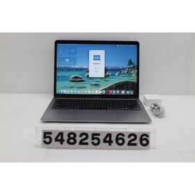 ノートパソコン Apple MacBook Air 13in 2020 A2337 スペースグレイ Apple M1 16GB/512GB(SSD)/13.3W/WQXGA(2560x1600)