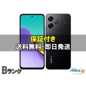 [中古 Bランク] SIMフリー Redmi 12 5G XIG03 black [auモデルSIMフリー]
