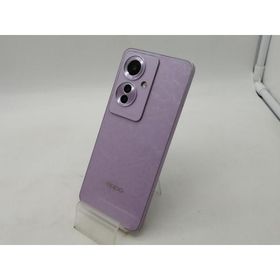【中古】Oppo ymobile 【SIMフリー】 OPPO Reno11 A コーラルパープル 8GB 128GB【OSU301】保証期間１ヶ月【ランクB】