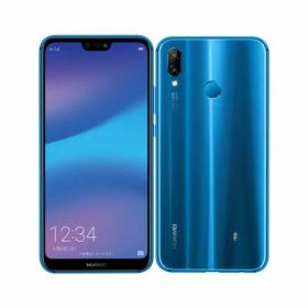 【SIMロック解除済】au Huawei P20 lite HWV32 Klein Blue Huawei 当社3ヶ月間保証 中古 イオシス