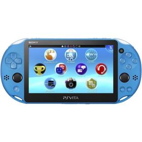 【整備済み品】 PlayStation Vita Wi-Fiモデル アクア・ブルー(PCH-2000ZA23) スティック調整交換済み 【メーカー生産終了】 [video game]