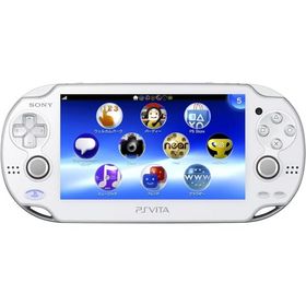 【整備済み品】 SONY ソニー PlayStation Vita Wi-Fiモデル クリスタル・ホワイト PCH-1000 ZA02
