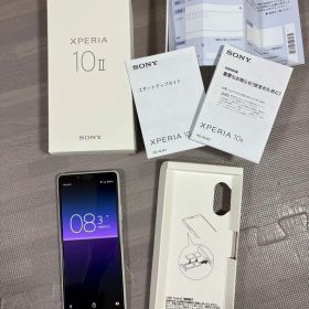 【美品】Xperia 10 II ホワイト SIMフリー 本体 箱・説明書付き