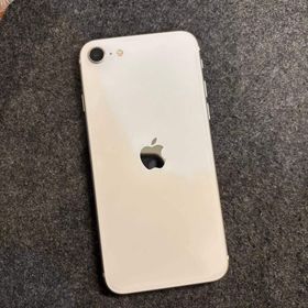 アップル(Apple)のiPhone SE（第3世代） 64GB ホワイト バッテリー100% 103(スマートフォン本体)