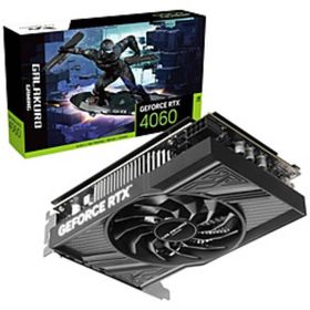 〔中古〕KuroutoShikou(玄人志向) GALAKURO GAMING GG-RTX4060-E8GB／SF〔344-ud〕