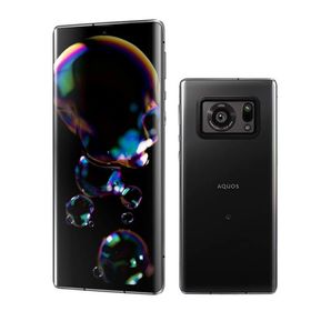 【整備済み品】SHARP AQUOS R6 SIMフリー スマートフォン SH-M22-B ブラック