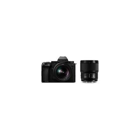 Panasonic(パナソニック) LUMIX S5IIX ダブルレンズキット ミラーレス一眼カメラ ブラック DC-S5M2XW ［ズームレンズ+単焦点レンズ］ 【864】