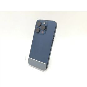 【中古】Apple 国内版 【SIMフリー】 iPhone 15 Pro 256GB ブルーチタニウム MTUG3J/A【熊本】保証期間1ヶ月【ランクB】