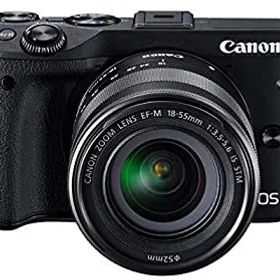 【中古】「非常に良い」Canon ミラーレス一眼カメラ EOS M3 レンズキット(ブラック) EF-M18-55mm F3.5-5.6 IS STM 付属 EOSM3BK-1855ISSTMLK