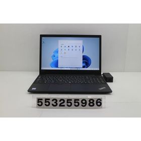 ノートパソコン Lenovo ThinkPad E590 Core i3 8145U 2.1GHz/8GB/256GB(SSD)/15.6W/FHD(1920x1080)/Win11