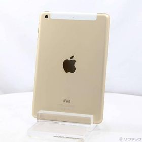 〔中古〕Apple(アップル) iPad mini 3 16GB ゴールド MGYR2J／A docomo〔349-ud〕