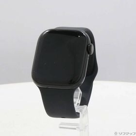 〔中古〕Apple(アップル) Apple Watch Series 10 GPS 42mm ジェットブラックアルミニウムケース ブラックスポーツバンド〔344-ud〕