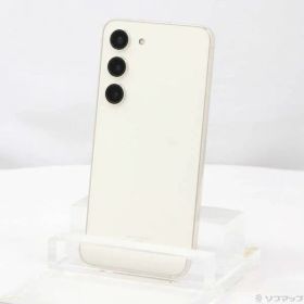 〔中古品〕 Galaxy S23 256GB クリーム SCG19 au SIMフリー【349】
