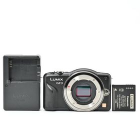 ＜並品＞Panasonic LUMIX GF3 ボディ エスプリブラック DMC-GF3-K｜コンパクトで扱いやすいミラーレス一眼