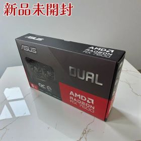 ASUS エイスース グラフィックボード DUAL‑RX7600‑O8G‑EVO 8GB GDDR6 AMD Radeon RX 7600 PCIe4.0