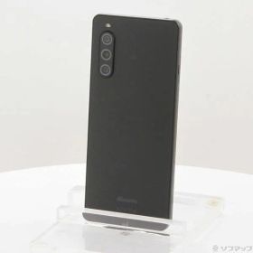 〔中古品〕 Xperia 10 V 128GB ブラック SO-52D docomo SIMフリー【196】