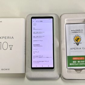 「訳アリ品」 SIMフリーSONY Xperia 10 V 128GB セージグリーン 一括〇【管理番号W013022】