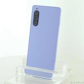 〔中古品〕 Xperia 10 V 128GB ラベンダー SOSAY1 Softbank SIMフリー【305】