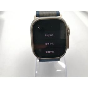 【中古】Apple Apple Watch Ultra2 49mm Cellular チタニウムケース/ブルーアルパインループ(M) MREP3J/A【ECセンター】保証期間1ヶ月【ランクB】