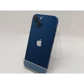 【中古】Apple docomo 【SIMフリー】 iPhone 13 256GB ブルー MLNM3J/A【津田沼】保証期間１ヶ月【ランクC】