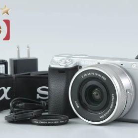 SONY ソニー 【中古】SONY ソニー α6400 ILCE-6400L シルバー パワーズームレンズキット シャッター回数僅少 ミラーレスカメラ