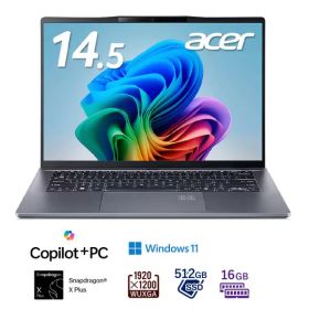 【ポイント10倍】 Acer ノートパソコン Swift Go 14 AI SFG14-01-A56Y [スチールグレイ] 【P10倍】