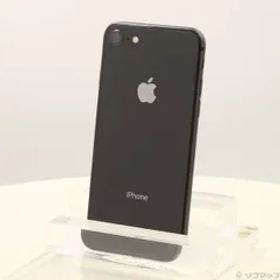 〔中古品〕 iPhone8 64GB スペースグレイ MQ782J／A SIMフリー【247】