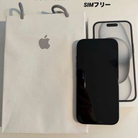 【美品】Apple iPhone15 128GB ブラック SIMフリー