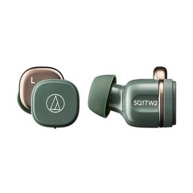オーディオテクニカ(audio-technica) ATH-SQ1TW2 GR(フォレストグリーン) ワイヤレスイヤホン